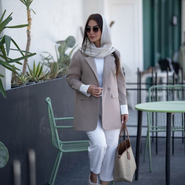 مانتو کتی پشت راه راه پینترستی تا سایز 52