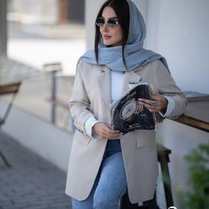 خرید اینترنتی مانتو کتی پشت راه راه پینترستی تا سایز 52