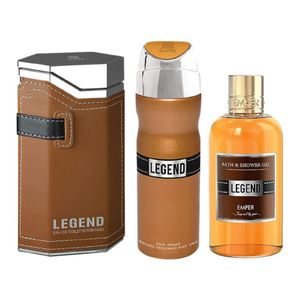 خرید اینترنتی ست ادکلن لجند امپر اصل همراه با شامپو و اسپری هدیه (LEGEND EMPER)