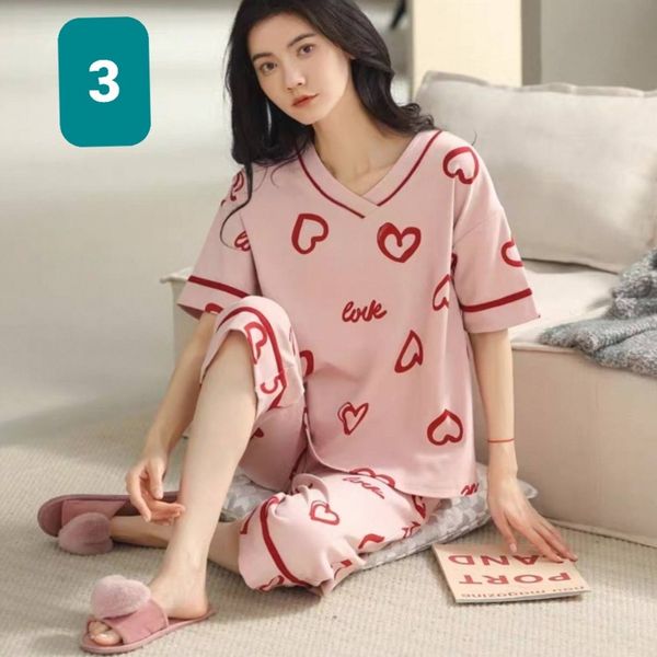ست تیشرت شلوارک سوپر پنبه زنانه و دخترانه کیفیت عالی وارداتی