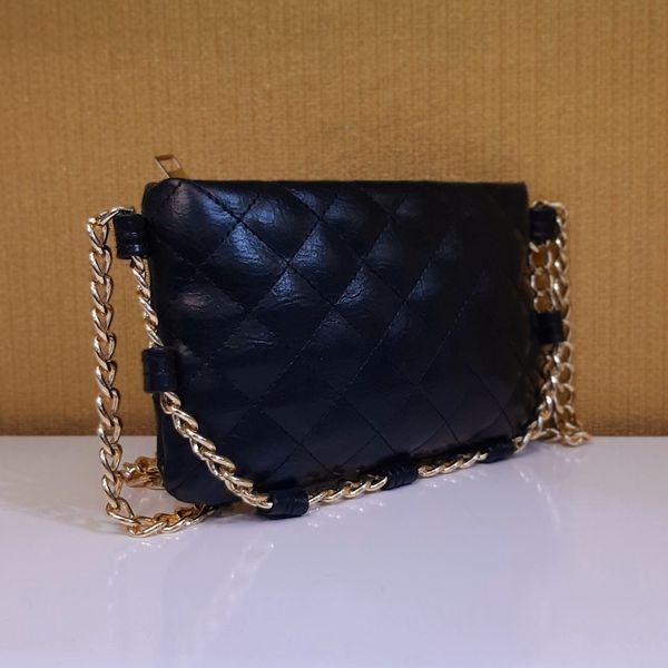 کیف دوشی مشکی مدل Chanel