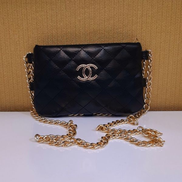 کیف دوشی مشکی مدل Chanel