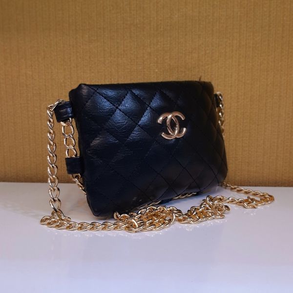 کیف دوشی مشکی مدل Chanel