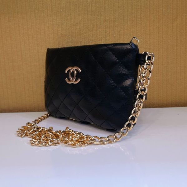 کیف دوشی مشکی مدل Chanel
