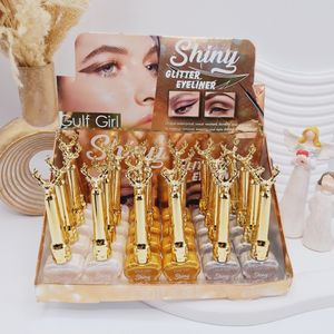 فروش اینترنتی خط چشم رنگی شاین دار طرح گوزن برند Gulf Girl