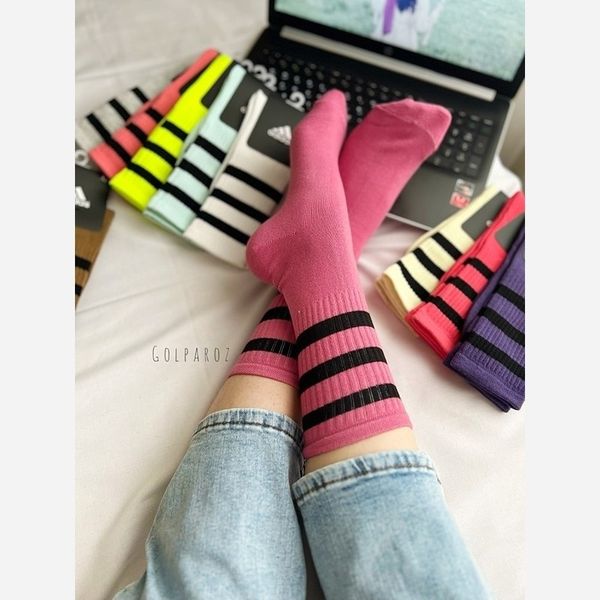 جوراب ساقدار زنانه و مردانه سه خط اسپورت