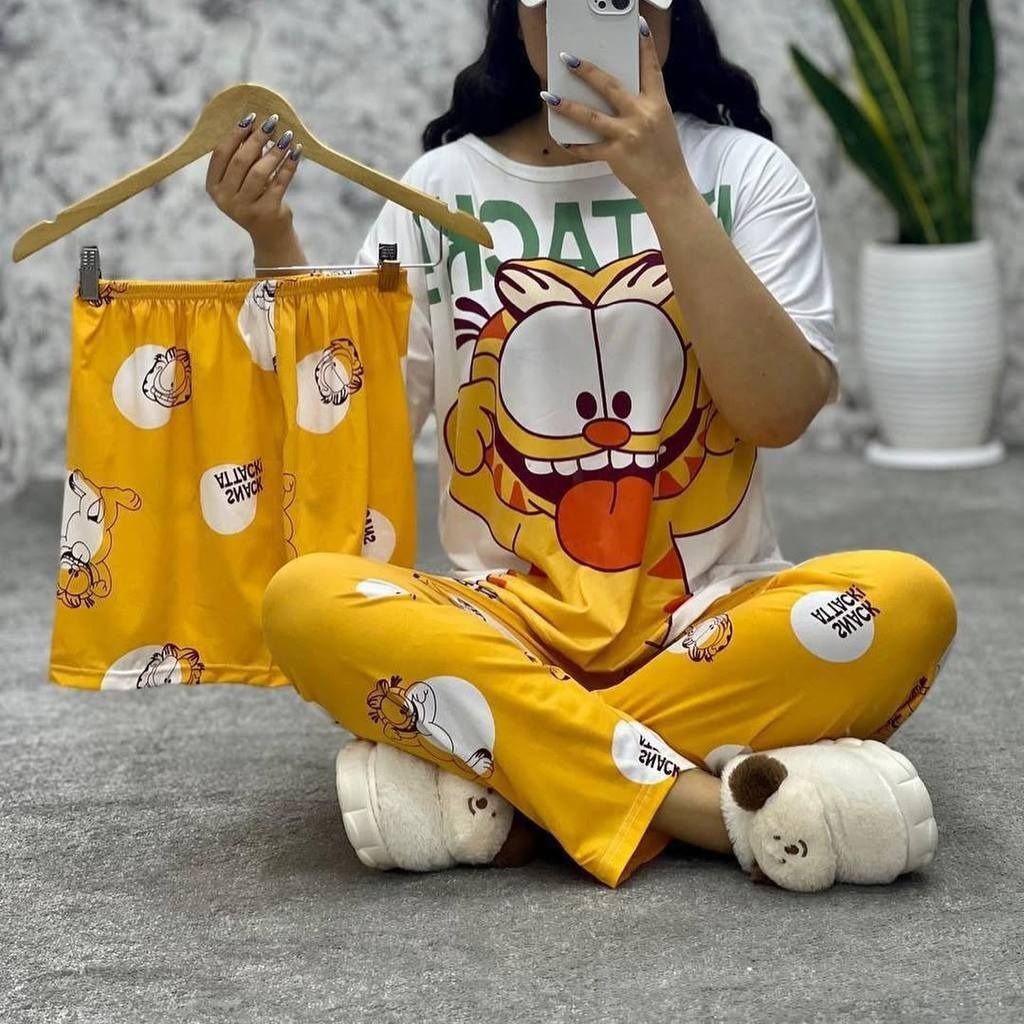 فروش اینترنتی ست سه تیکه طرح گارفیلد کد 89555