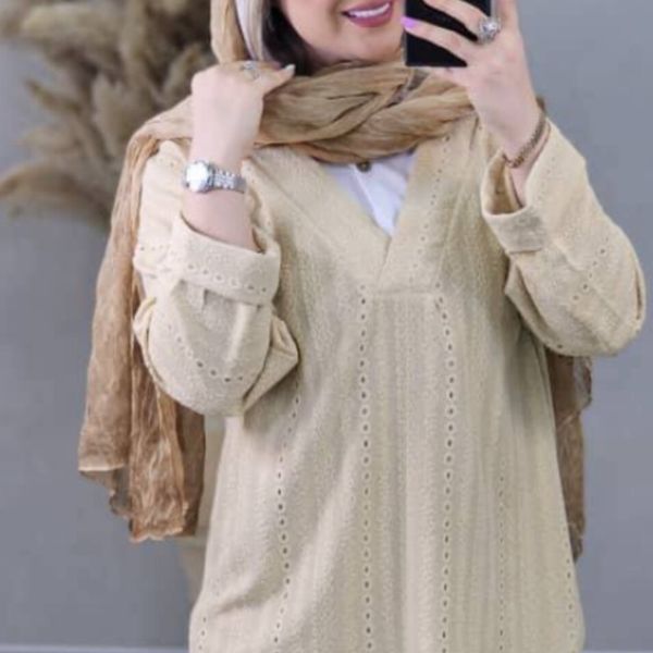 شومیز مراکشی یقه سفید
