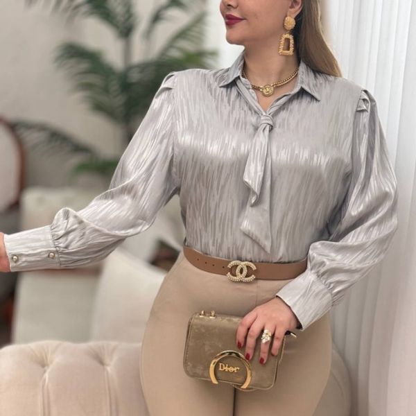 شومیز ساتن کرواتی
