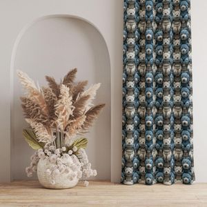 قیمت ارزان پارچه مخمل طرح سه بعدی تدی پسرونه کد 5013461