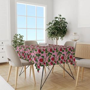 فروش اینترنتی پارچه مخمل طرح سه بعدی توت فرنگی کد 5013464