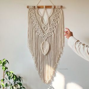 خرید اینترنتی دیوارکوب اویز مکرومه بافی‌ مدل آرمیتا