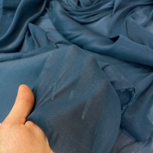 قیمت ارزان پارچه حریر ملانژ ساده 1