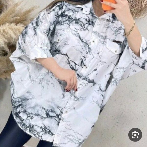 پانچ زنانه پوپلین مرمر