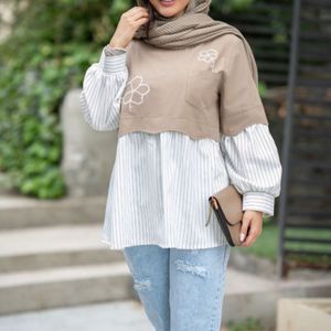 خرید اینترنتی شومیز دخترانه مدل ژینا کد 1575