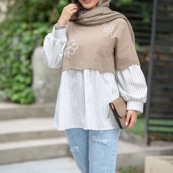شومیز دخترانه مدل ژینا کد 1575