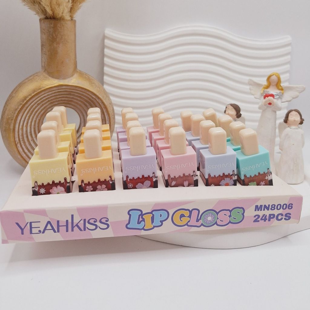 قیمت پک رژ مایع 6تایی طرح بستنی برند YEAHKiSS
