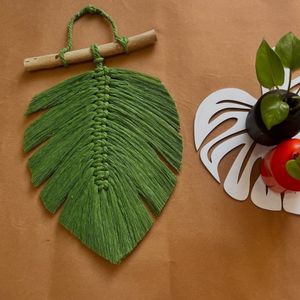 فروش اینترنتی دیوارکوب برگ‌انجیری‌مکرومه‌ برند آرت بیوتی دکوراتیو