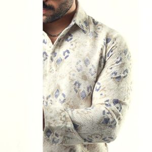 قیمت ارزان پیراهن مردانه آستین بلند گلیمی 1011