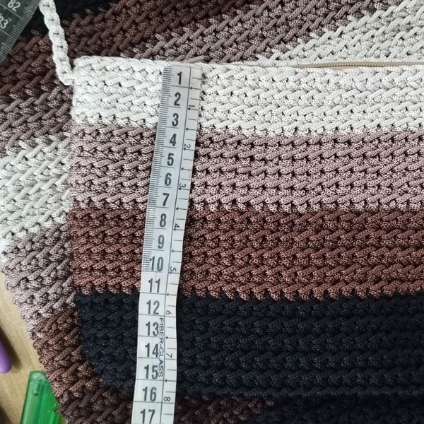 کیف دوقلو مکرومه