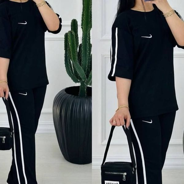 ست تیشرت و شلوار زنانه کد 578