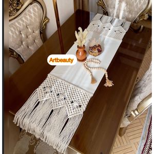 خرید انلاین رانر مکرومه بافی طرح صدف