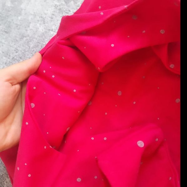 تاپ زنانه آستری دار خالدار پنبه سوپر درجه یک
