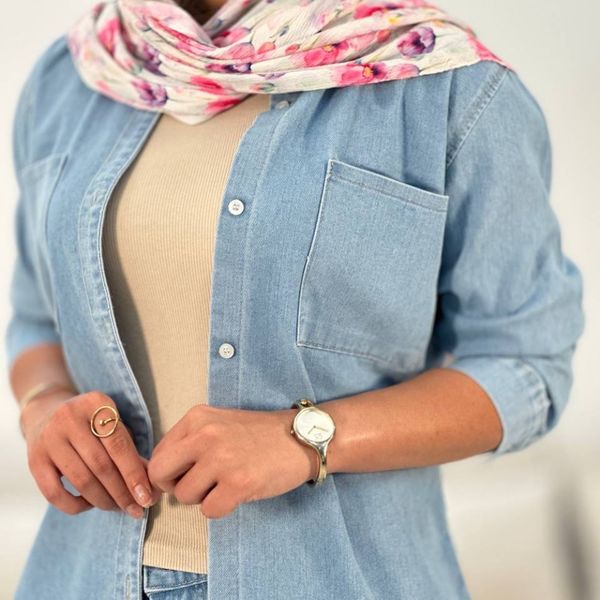 مانتو زنانه طرح آسمان