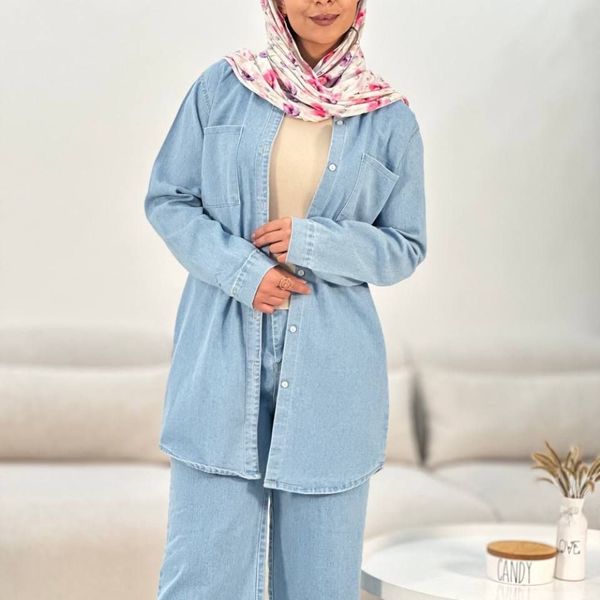 مانتو زنانه طرح آسمان