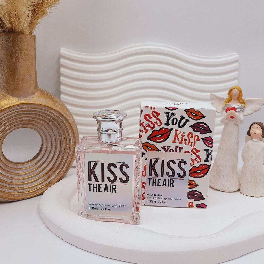 خرید آنلاین ادکلن زنانه KISS THE AIR حجم 100 میل