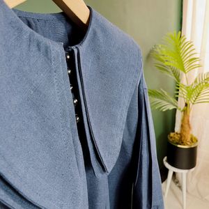 قیمت ارزان شومیزلینن‌زنانه‌یقه‌دوبل