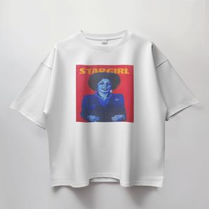 تیشرت طرح stargirl - پارچه ماکان قواره باکسی