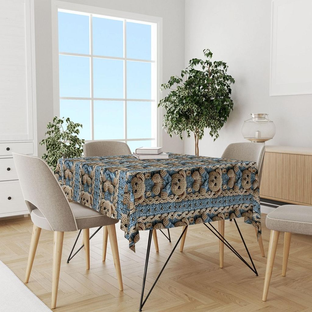 خرید انلاین پارچه مخمل طرح سه بعدی تدی پسرونه کد 5013468