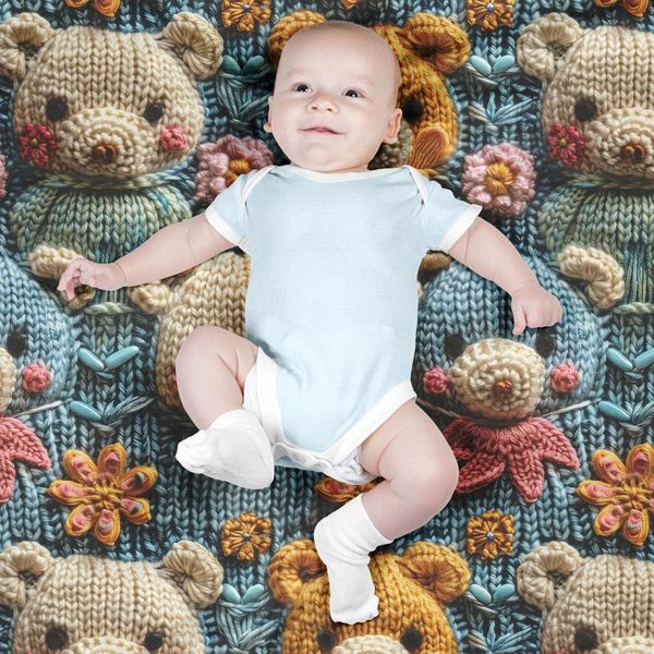 پارچه مخمل طرح سه بعدی فانتزی کارتونی کد 5013474