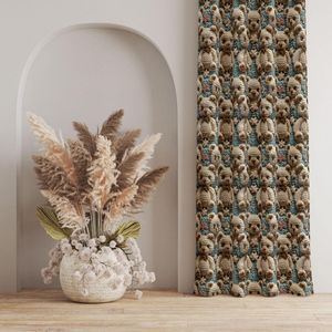 خرید انلاین پارچه مخمل طرح سه بعدی فانتزی کارتونی کد 5013478
