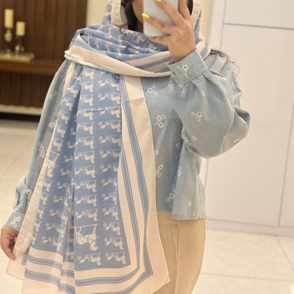 شال تابستانه هرمس نخ پنبه
