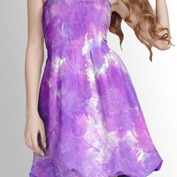 پارچه لباسی پارچه الف مدل کرپ بوگاتی طرح آبرنگی کد 4011121