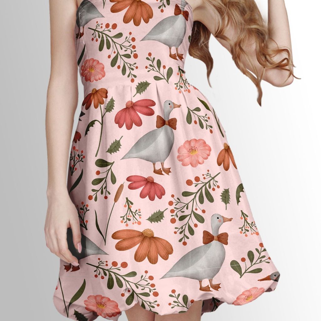 خرید انلاین پارچه لباسی شومیز پارچه الف مدل کرپ بوگاتی طرح پرنده کلاسیک کد 4011144