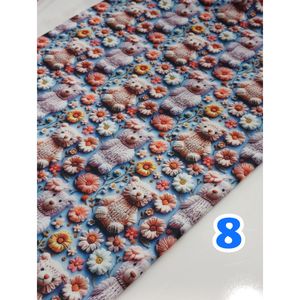 خرید اینترنتی پارچه تریکو لاکرا سه بعدی