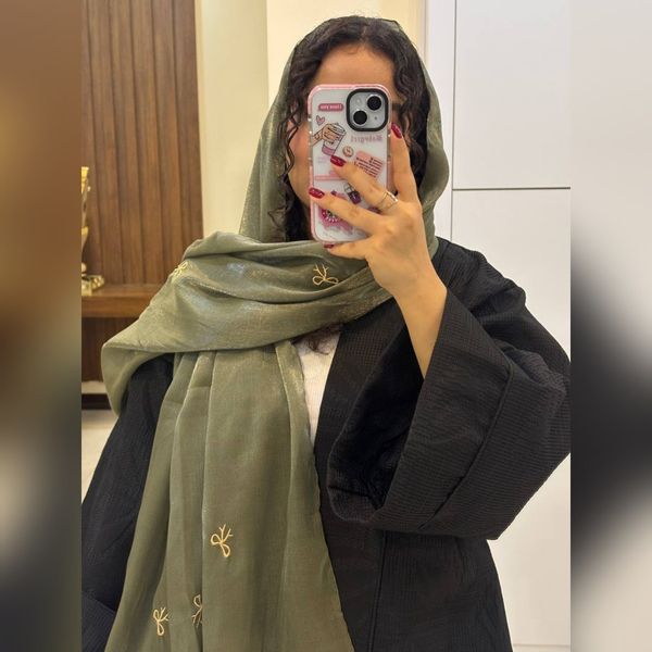 شال پاپیون وارداتی حریرنخ شاین
