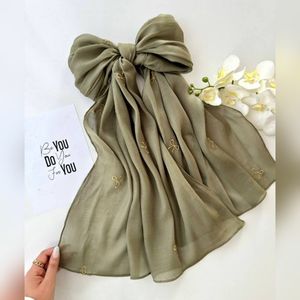 خرید آنلاین شال پاپیون وارداتی حریرنخ شاین