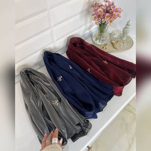 قیمت شال پاپیون وارداتی حریرنخ شاین