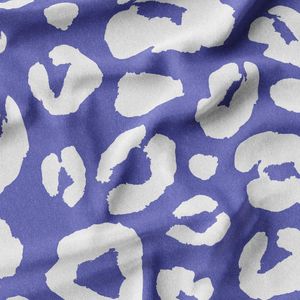 پارچه لباسی پیراهن زنانه پارچه الف مدل کرپ بوگاتی طرح پلنگی کد 4011160