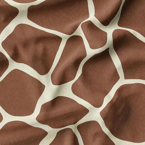 پارچه لباسی پیراهن زنانه پارچه الف مدل کرپ بوگاتی طرح پلنگی کد 4011165