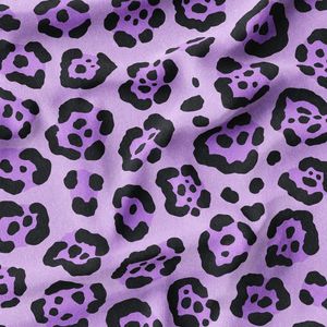 پارچه لباسی پیراهن زنانه پارچه الف مدل کرپ بوگاتی طرح پلنگی کد 4011166