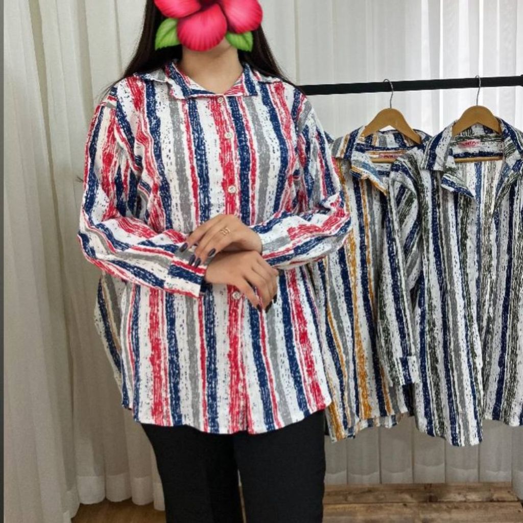 خرید آنلاین پیراهن زنانه راه راه  دلدار