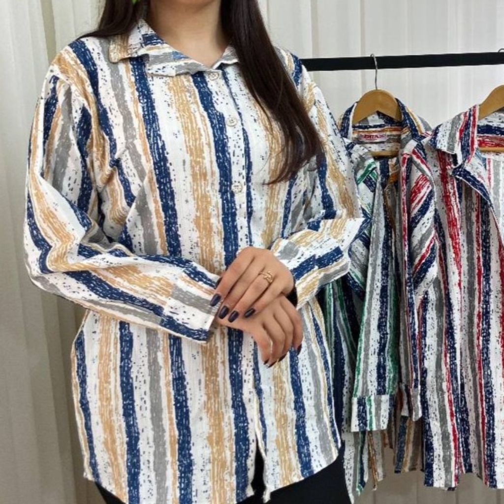 مشخصات پیراهن زنانه راه راه  دلدار