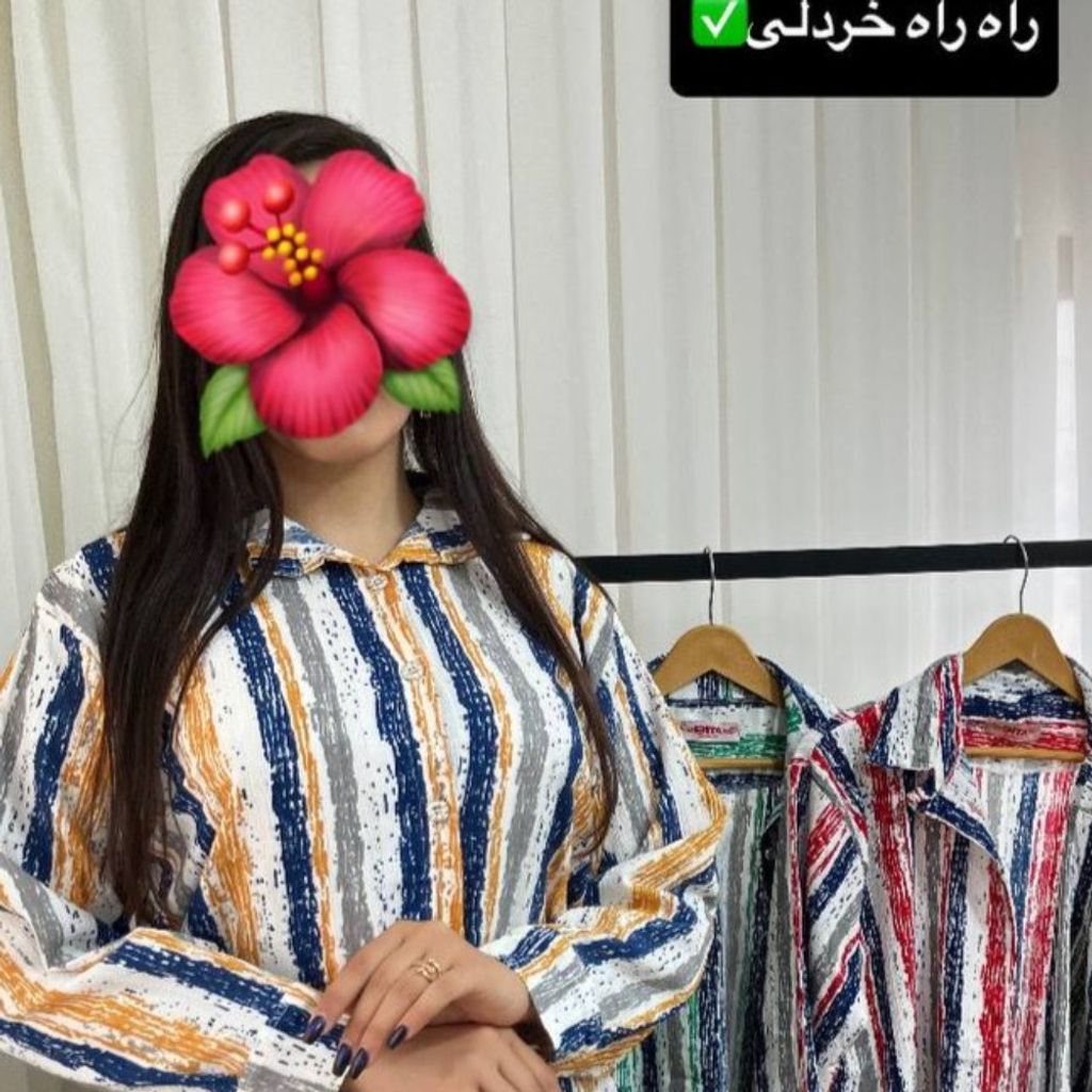 قیمت پیراهن زنانه راه راه  دلدار