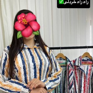 قیمت پیراهن زنانه راه راه  دلدار