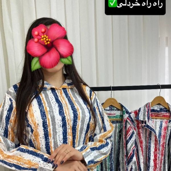 پیراهن زنانه راه راه  دلدار